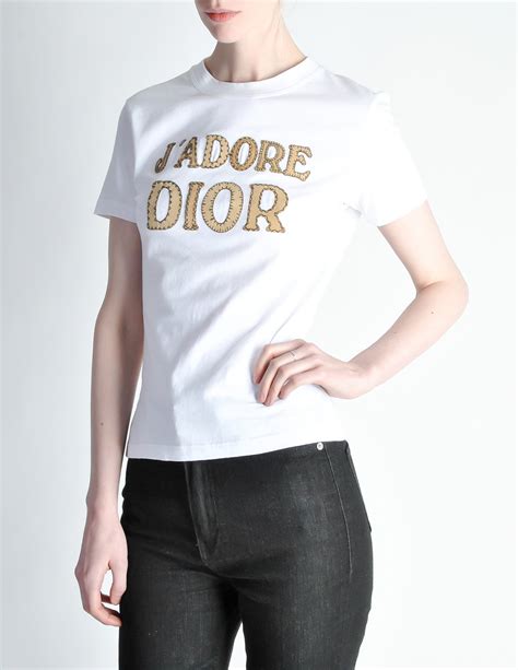 christian dior white tshirt|Christian Dior t shirt women's.